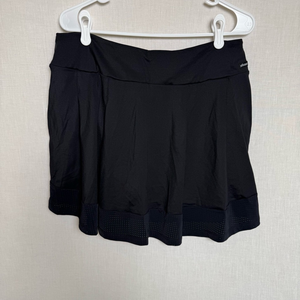 SwingDish Marble Opal Black Golf Skort Womens Large Athletic Skirt Skort NWT - Picture 10 of 12